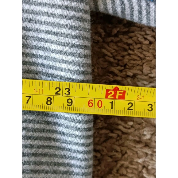 Tommy Bahama Half Zip Pullover Sweatshirt Men's Medium Reversible Grey - Picture 8 of 9